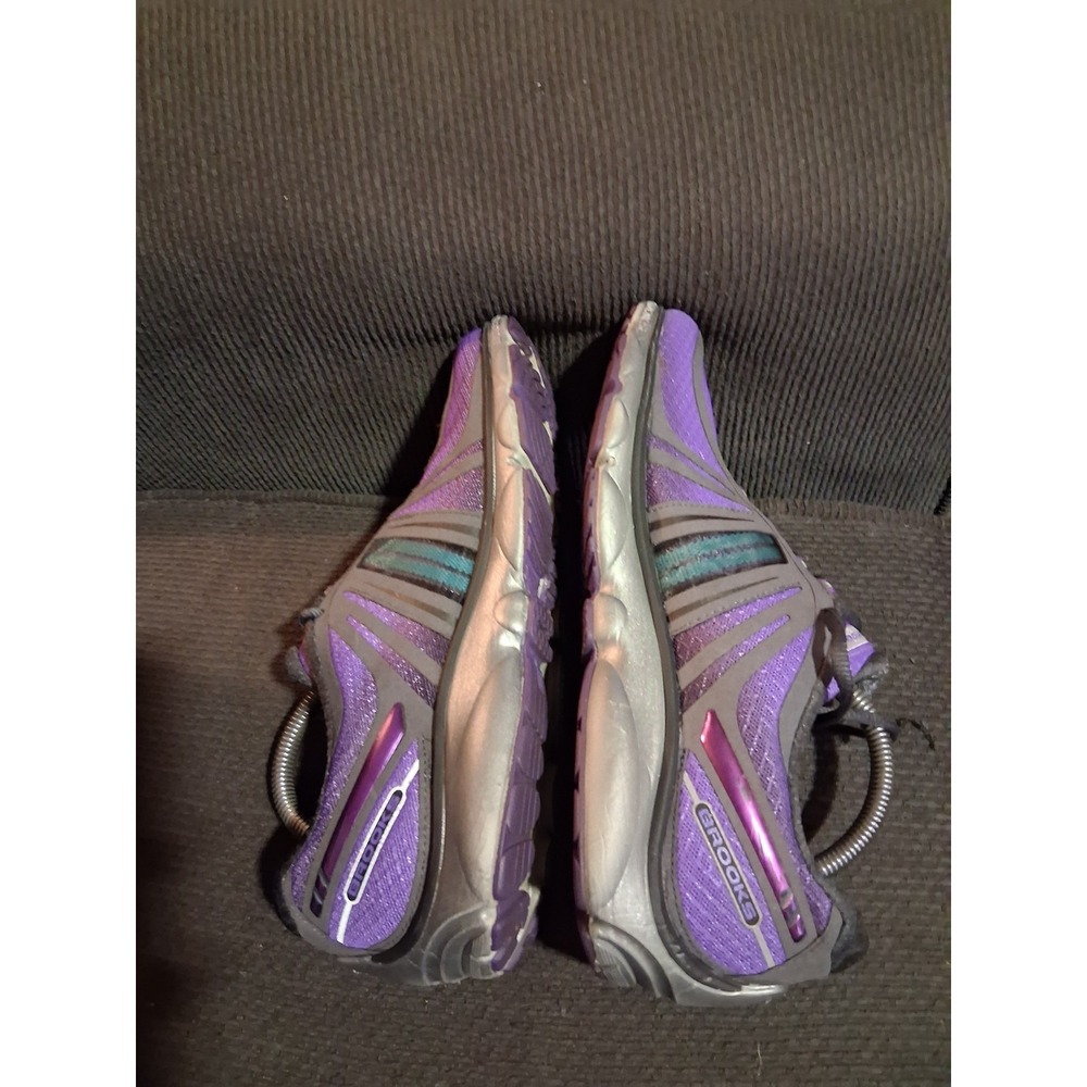 Brooks Pure Cadence 2 Women's Purple Gray Athletic Running Sneakers Shoes 10B - Picture 6 of 8